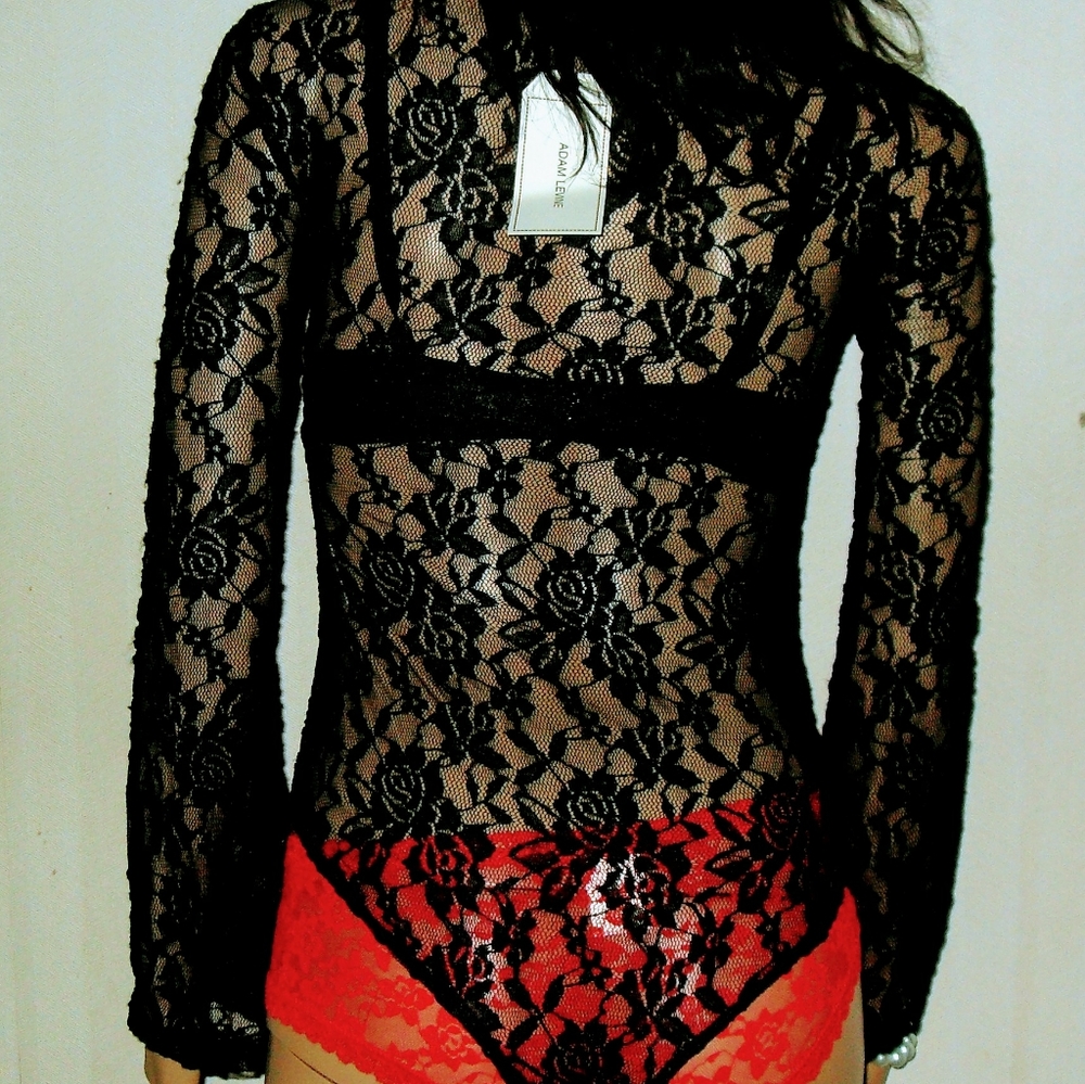 Lace Leotard - Picture 2 of 4